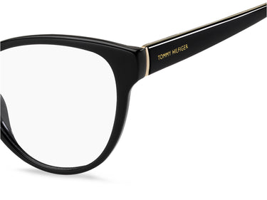 Premium Women Tommy Hilfiger Eyeglasses: TH 1842 - Black - SpecSMART Eye Clinic (Zoom View)